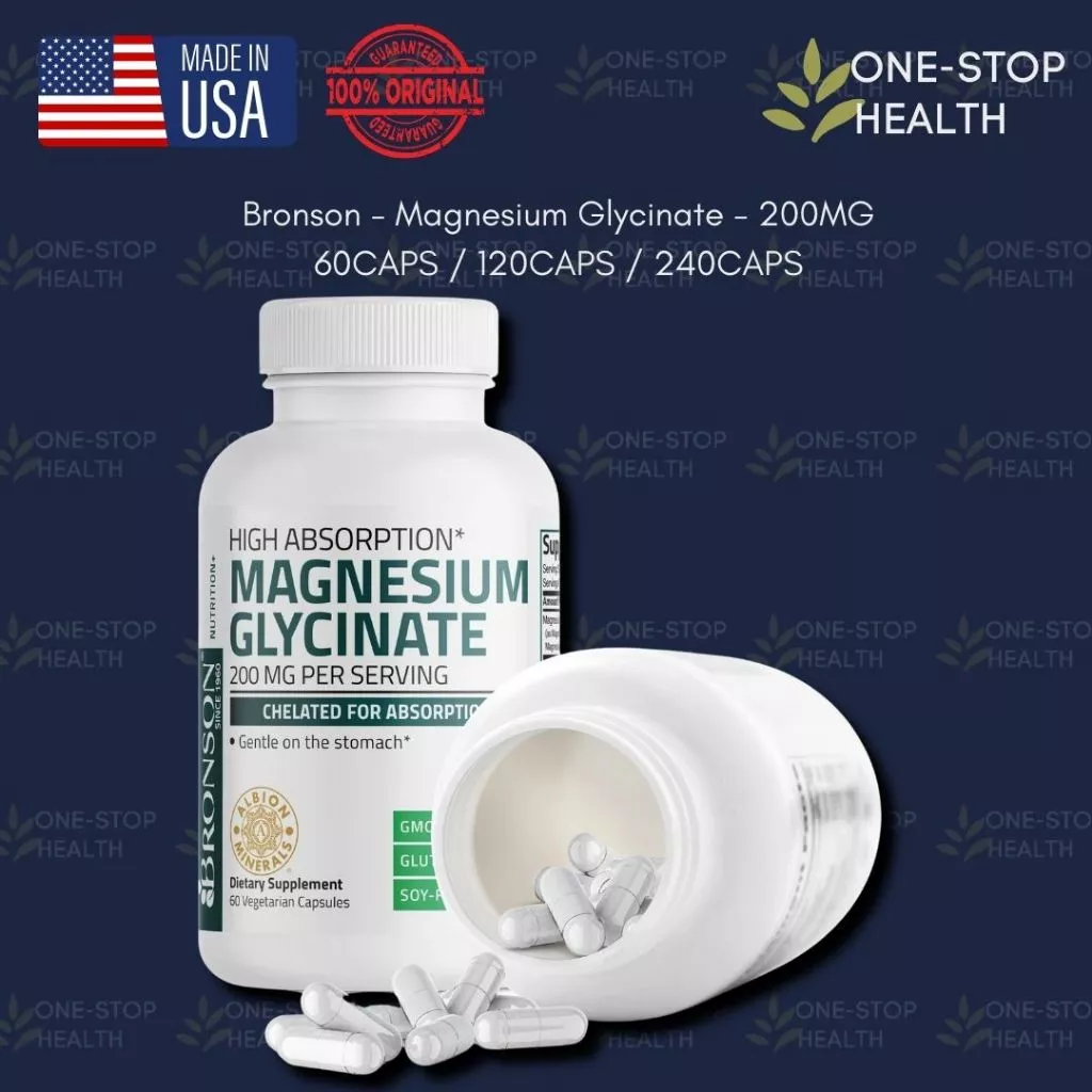Magnesium Glycinate 200MG Solusi Efektif untuk Kesehatan Tubuh dan Pikiran