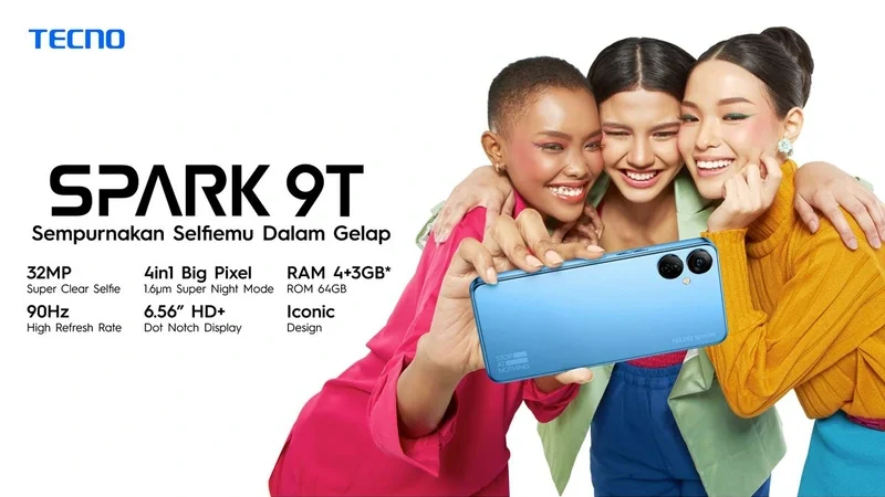 Review Hp Tecno Spark 9t: Spesifikasi dan Harga Terbaru 2024