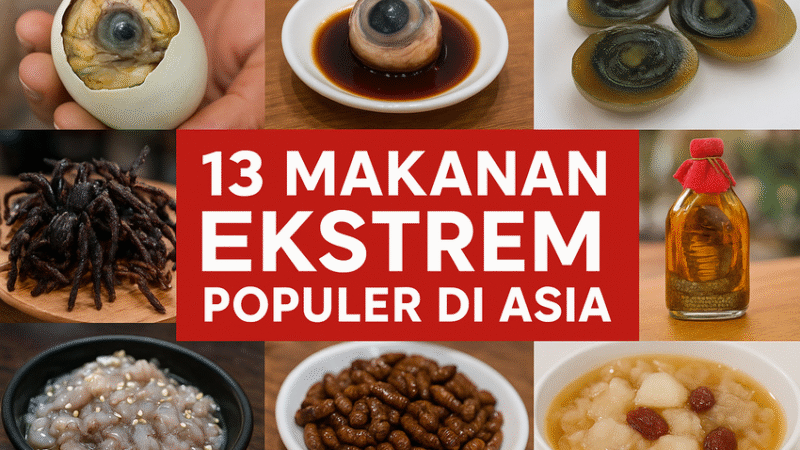 13 Makanan Ekstrem Paling Terkenal di Asia: Dari Balut hingga Hasma yang Bikin Penasaran