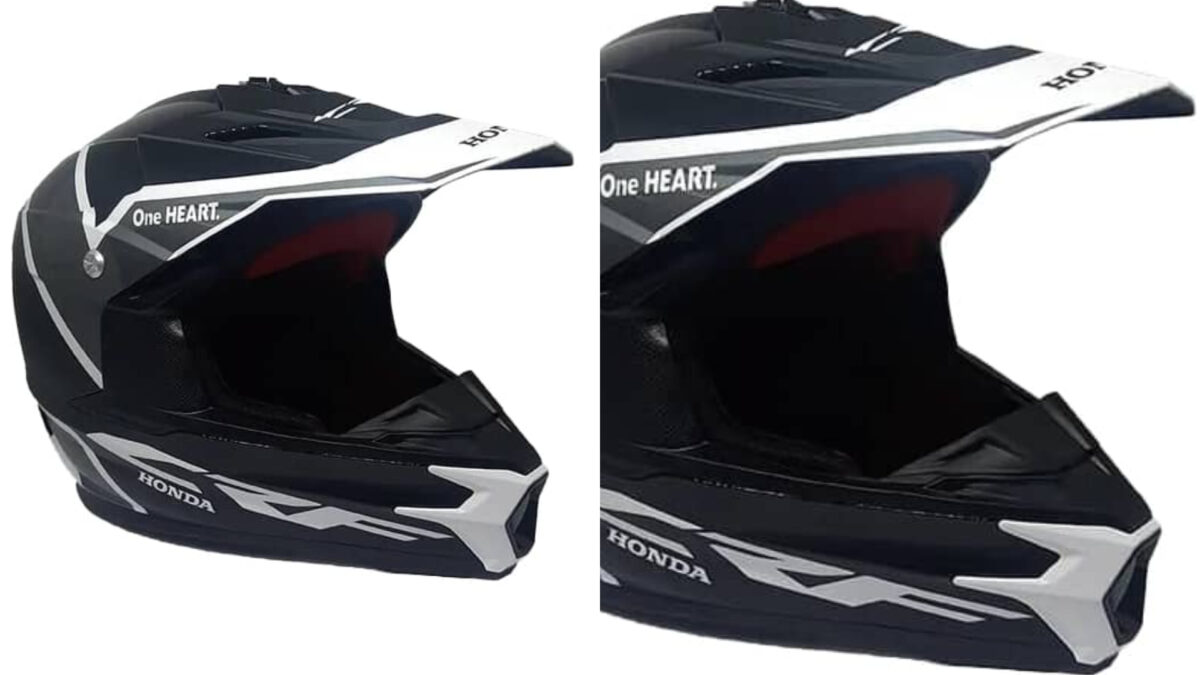 Honda CRF Helmet Grey