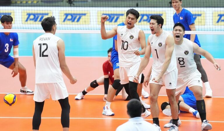 Dramatis! Timnas Voli Putra Indonesia ke Final SEA Games 2025, Voli Putri Pulang dengan Medali Perunggu