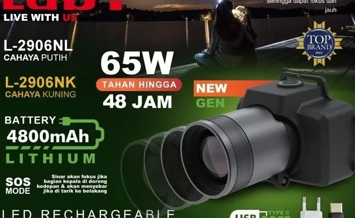 Senter Kepala LUBY 2906 65W: Masalah Pencahayaan Malam dan Solusi