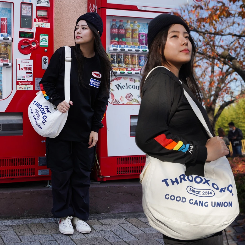 Throox Kaos Lengan Panjang Ericka Black Longsleeve